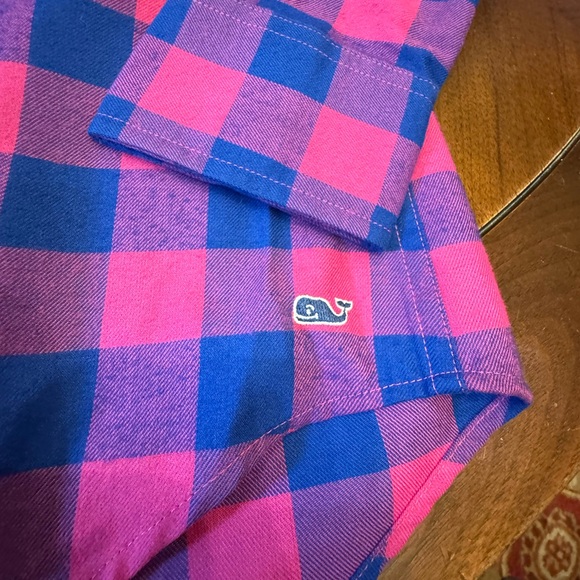 Vineyard Vines Performance Plaid Button Down Shirt Size 00 - Picture 3 of 5